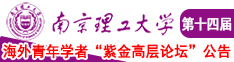 嫩逼操逼视频观看南京理工大学第十四届海外青年学者紫金论坛诚邀海内外英才！